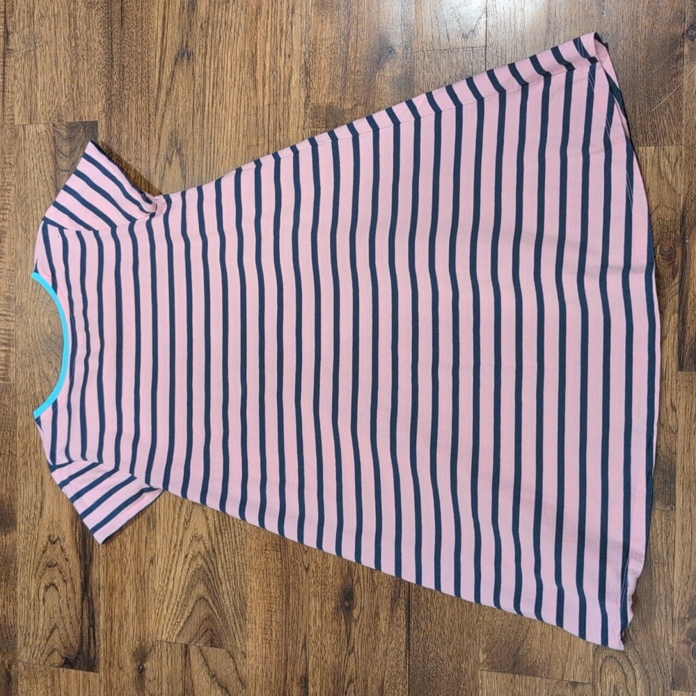 Girls Polo Ralph Lauren pink & navy shirt dress size L(14/16) - Picture 5 of 5